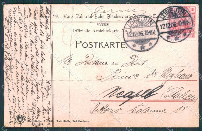 Deutschland Sachsen Anhalt Blankenburg Harz AK ansichtskarten XC7061 – retro