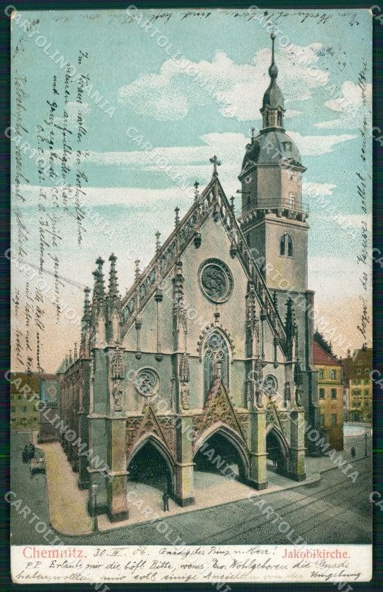Deutschland Sachsen Chemnitz Jakobikirche AK ansichtskarten XC7067 – fronte