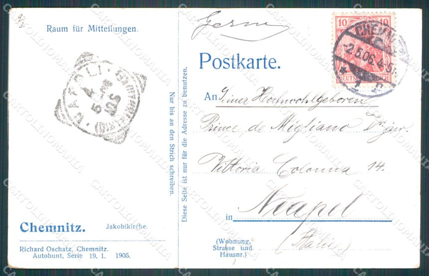 Deutschland Sachsen Chemnitz Jakobikirche AK ansichtskarten XC7067 – retro