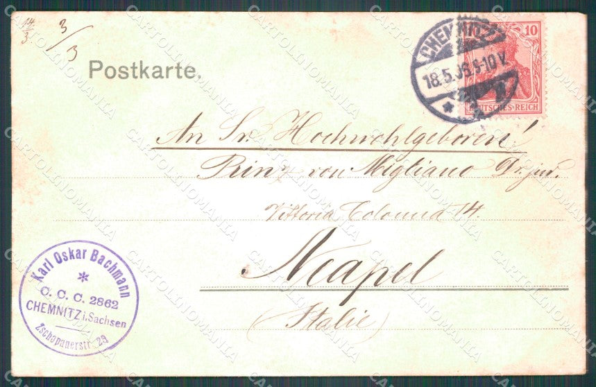 Deutschland Sachsen Chemnitz Etablissement AK ansichtskarten XC7069 – retro