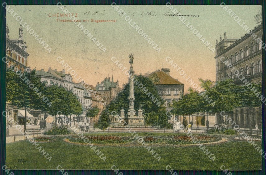 Deutschland Sachsen Chemnitz Theaterstrasse AK ansichtskarten XC7076 – fronte