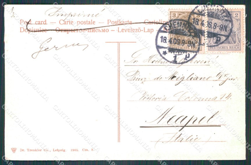 Deutschland Sachsen Chemnitz Theaterstrasse AK ansichtskarten XC7076 – retro