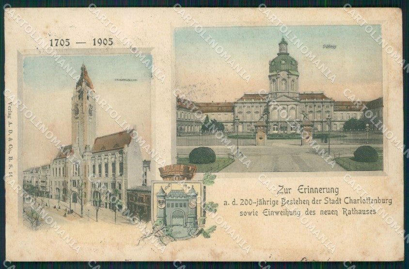 Deutschland Berlin Charlottenburg Schloss Rathaus AK ansichtskarten XC7096 – fronte