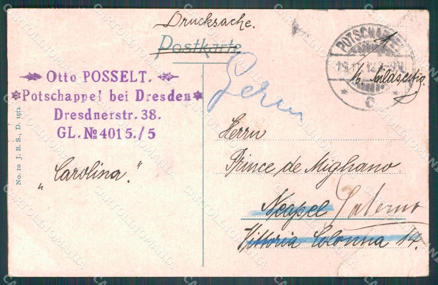 Deutschland Sachsen Dresden CORNERS CREASED AK ansichtskarten XC7107 – retro