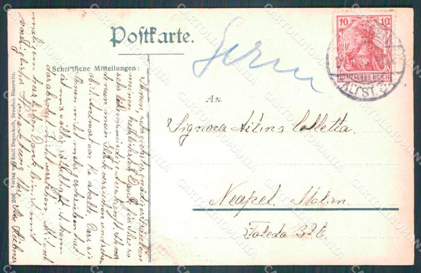 Deutschland Sachsen Dresden Garten AK ansichtskarten XC7109 – retro