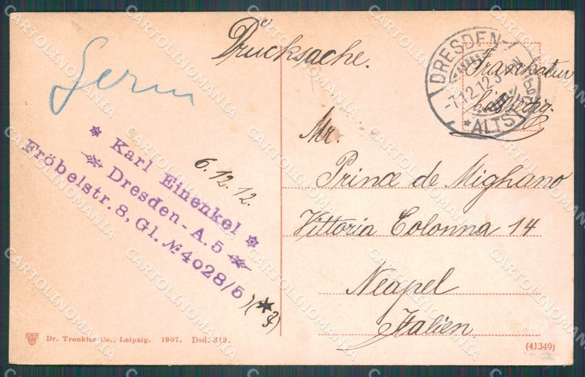 Deutschland Sachsen Dresden Kreuzkirche AK ansichtskarten XC7114 – retro