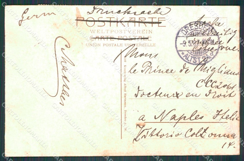 Deutschland Sachsen Dresden Dampfschifflandeplatz AK ansichtskarten XC7119 – retro