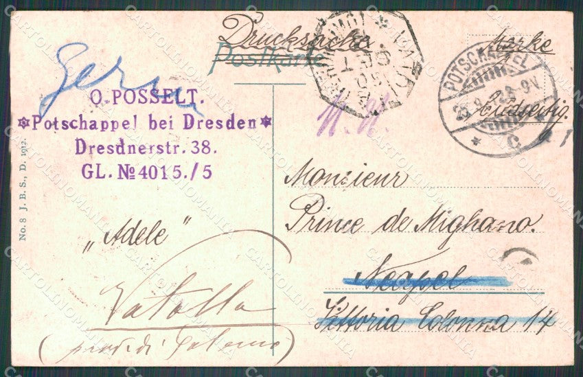 Deutschland Sachsen Dresden Postplatz AK ansichtskarten XC7121 – retro