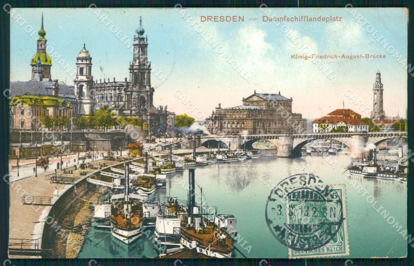 Deutschland Sachsen Dresden Dampfschifflandeplatz AK ansichtskarten XC7122 – fronte