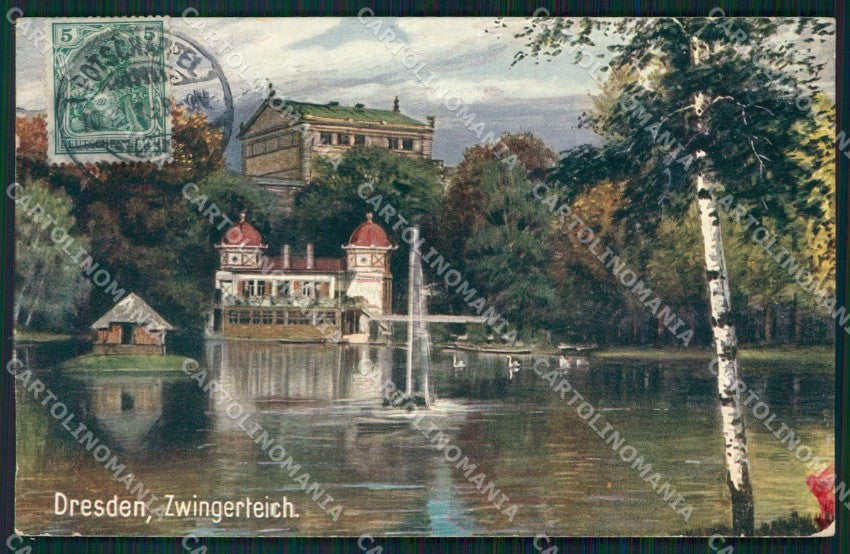 Deutschland Sachsen Dresden Zwingerteich AK ansichtskarten XC7129 – fronte