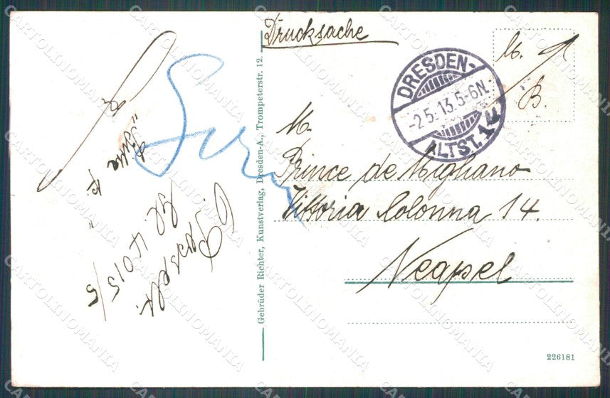 Deutschland Sachsen Dresden Hauptstrasse AK ansichtskarten XC7138 – retro