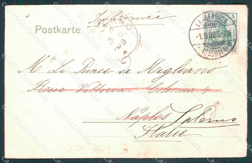 Deutschland Sachsen Dresden Dresdner Haide CREASED AK ansichtskarten XC7141 – retro