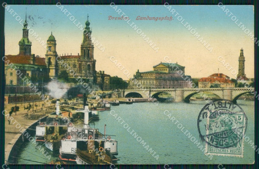 Deutschland Sachsen Dresden Landungsplatz AK ansichtskarten XC7146 – fronte