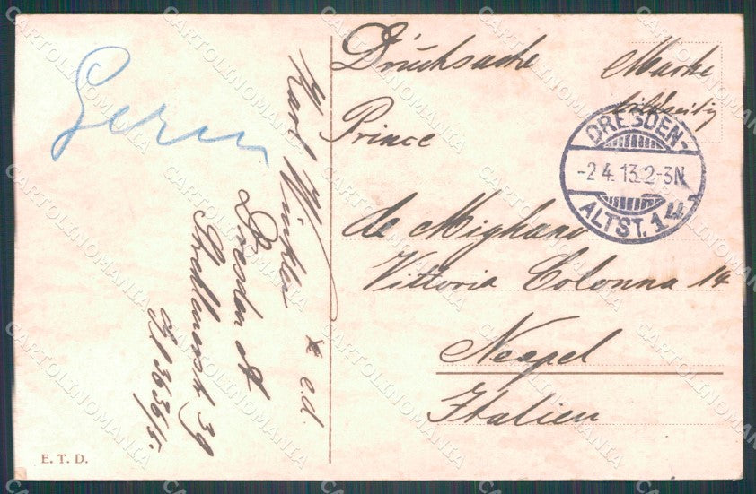 Deutschland Sachsen Dresden Landungsplatz AK ansichtskarten XC7146 – retro