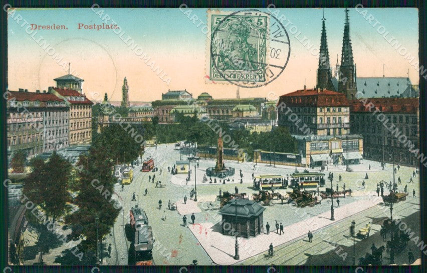 Deutschland Sachsen Dresden Postplatz AK ansichtskarten XC7150 – fronte
