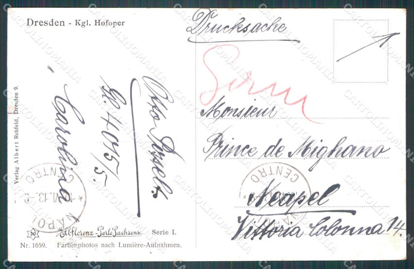 Deutschland Sachsen Dresden Kgl Hofoper AK ansichtskarten XC7154 – retro