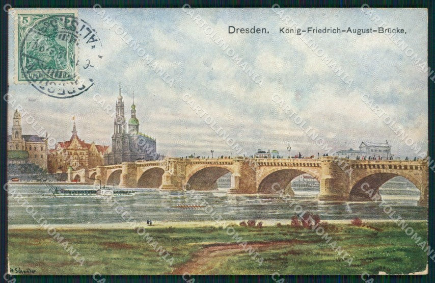 Deutschland Sachsen Dresden Friedrich August Brucke AK ansichtskarten XC7157 – fronte