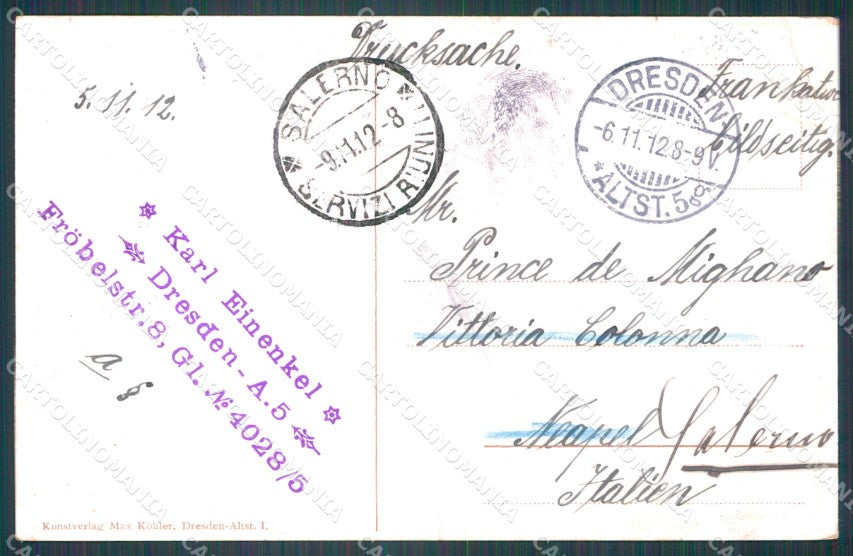 Deutschland Sachsen Dresden Friedrich August Brucke AK ansichtskarten XC7157 – retro