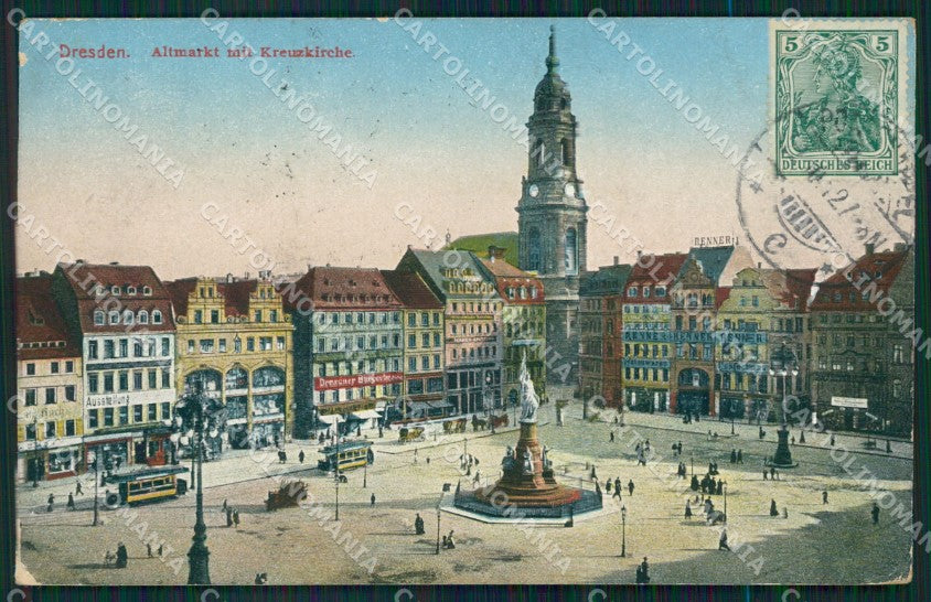 Deutschland Sachsen Dresden Kreuzkirche AK ansichtskarten XC7163 – fronte