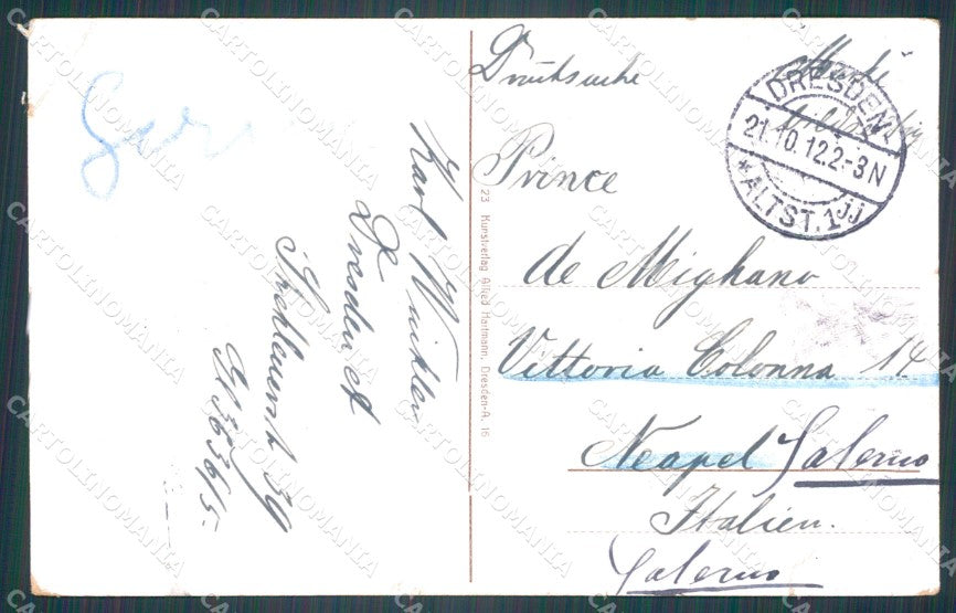 Deutschland Sachsen Dresden CORNER CREASED AK ansichtskarten XC7164 – retro
