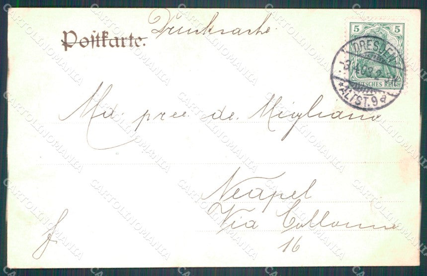 Deutschland Sachsen Dresden Carolabrucke AK ansichtskarten XC7167 – retro