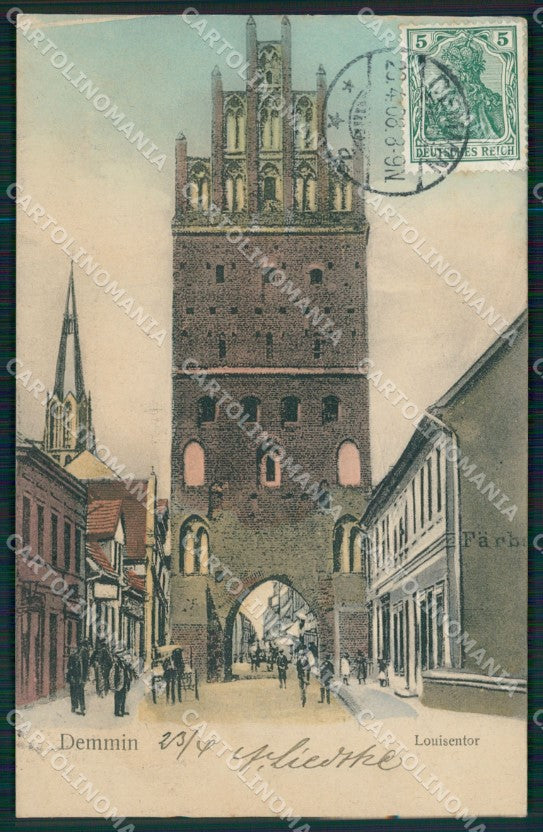 Deutschland Mecklenburg Vorpommem Demmin Louisentor AK ansichtskarten XC7184 – fronte