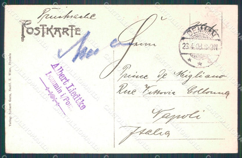 Deutschland Mecklenburg Vorpommem Demmin Louisentor AK ansichtskarten XC7184 – retro
