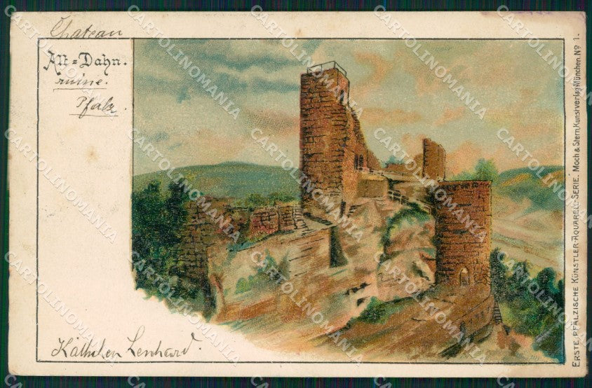 Deutschland Rheinland Pfalz Dahn Burgruine Altdahn AK ansichtskarten XC7206 – fronte