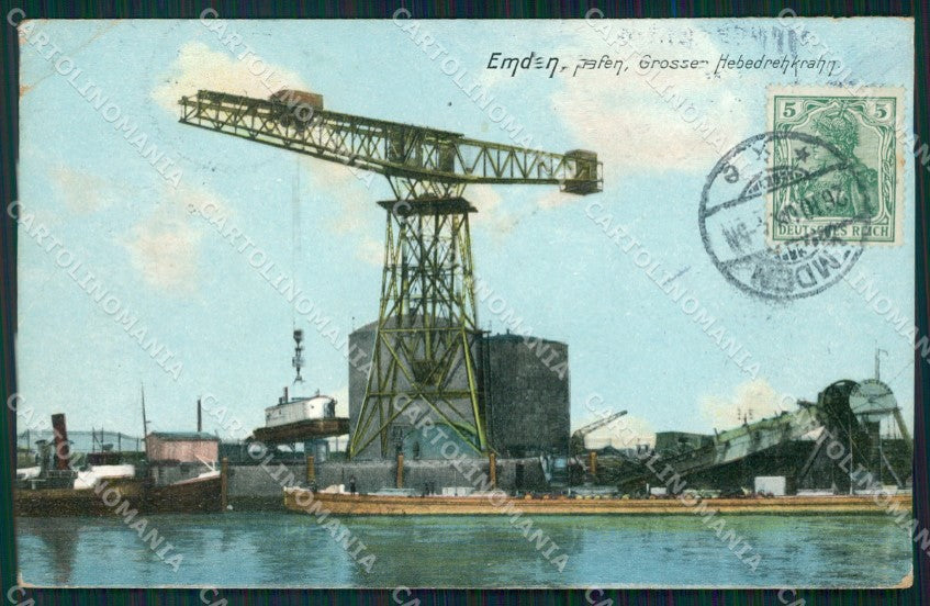 Deutschland Niedersachsen Emden CORNER CREASED AK ansichtskarten XC7222 – fronte