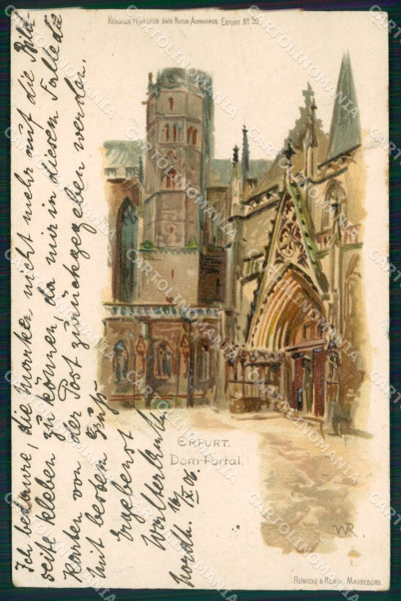 Deutschland Thuringen Erfurt Dom AK ansichtskarten XC7230 – fronte