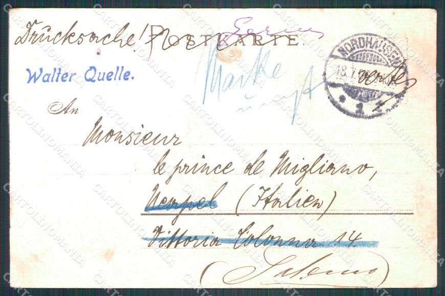 Deutschland Thuringen Erfurt TEARED AK ansichtskarten XC7231 – retro
