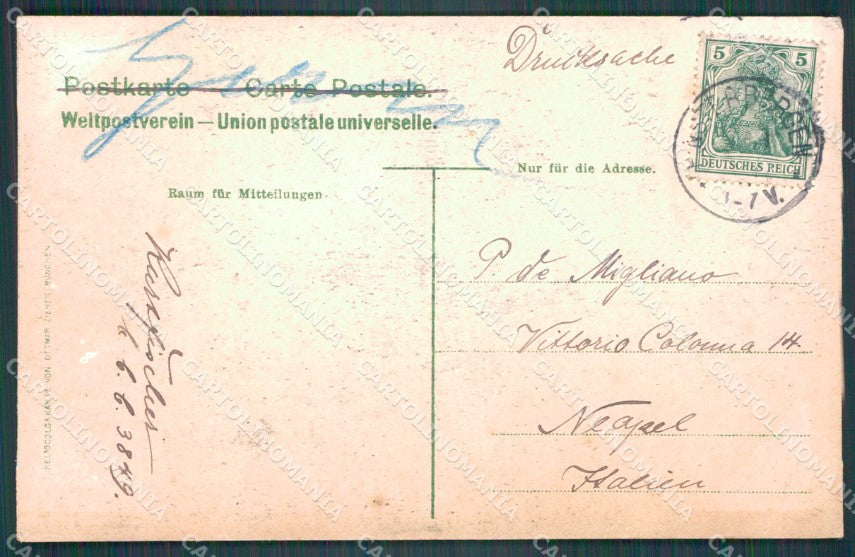 Deutschland Thuringen Erfurt Blick a d Casinobrucke AK ansichtskarten XC7237 – retro