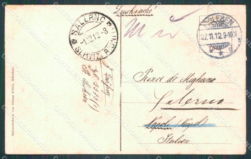 Deutschland Thuringen Erfurt Schlossstrasse AK ansichtskarten XC7238 – retro