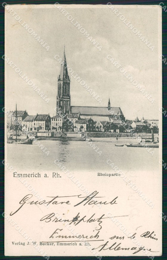 Deutschland Nordrhein Westfalen Emmerich a Rhein TEAR AK ansichtskarten XC7243 – fronte