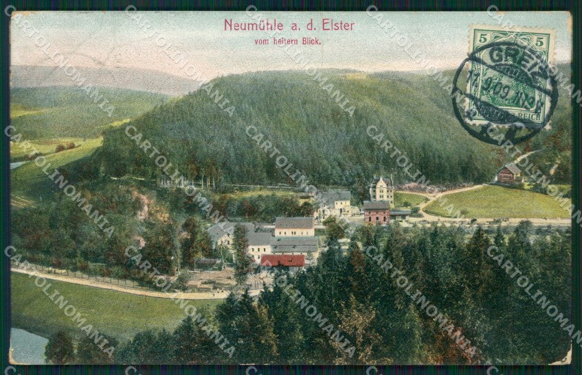 Deutschland Thuringen Neumuhle Elster AK ansichtskarten XC7244 – fronte