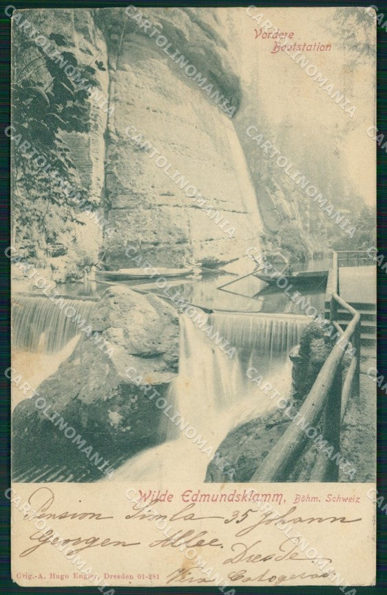 Czech Republic Switzerland Edmundsklamm AK ansichtskarten XC7252 – fronte