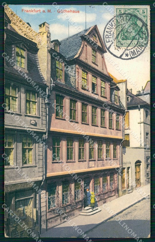 Deutschland Hessen Frankfurt am Main Gothehaus TEAR AK ansichtskarten XC7259 – fronte