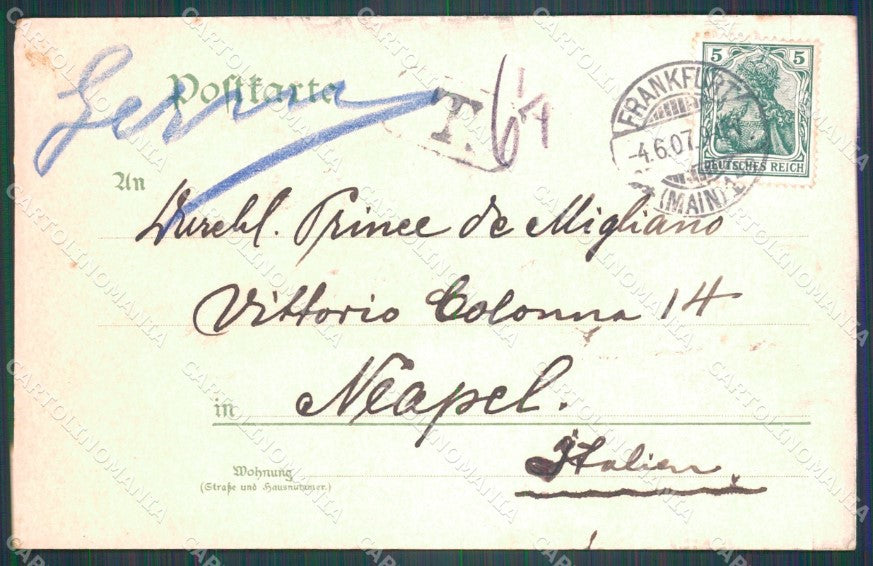 Deutschland Hessen Frankfurt am Main Goethe Denkmal AK ansichtskarten XC7262 – retro