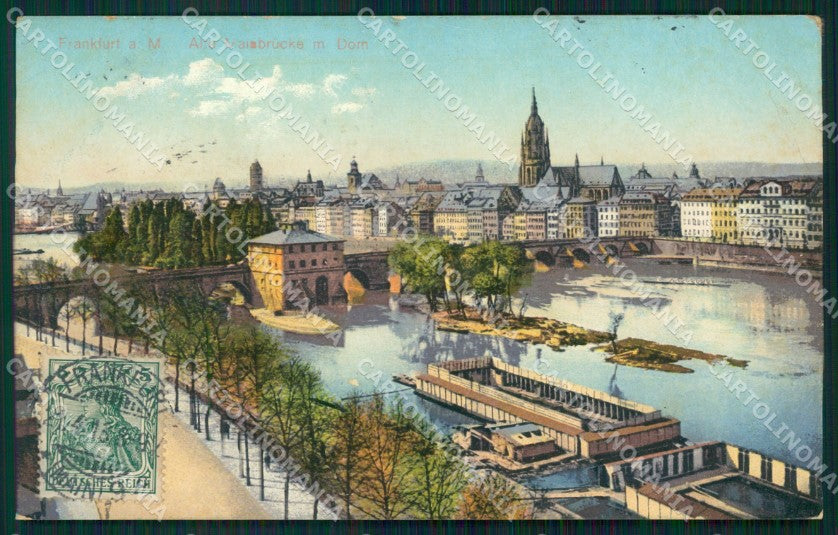 Deutschland Hessen Frankfurt am Main Mainbrucke AK ansichtskarten XC7266 – fronte