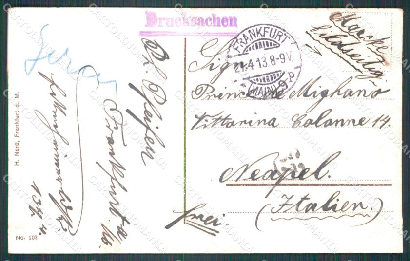 Deutschland Hessen Frankfurt am Main Mainbrucke AK ansichtskarten XC7266 – retro