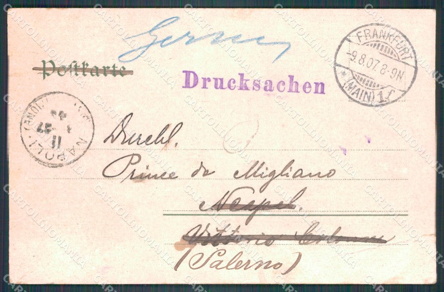 Deutschland Hessen Frankfurt am Main CORNER CREASED AK ansichtskarten XC7283 – retro