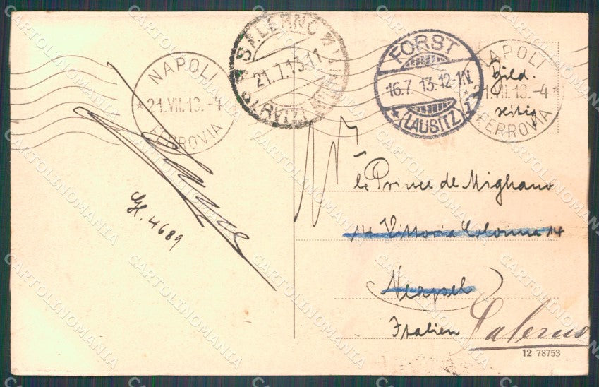 Deutschland Brandenburg Forst Lausitz Bismarckplatz AK ansichtskarten XC7304 – retro