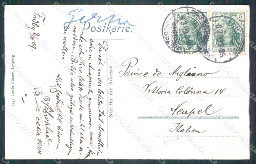 Deutschland Hessen Friedberg Roter Turm AK ansichtskarten XC7327 – retro