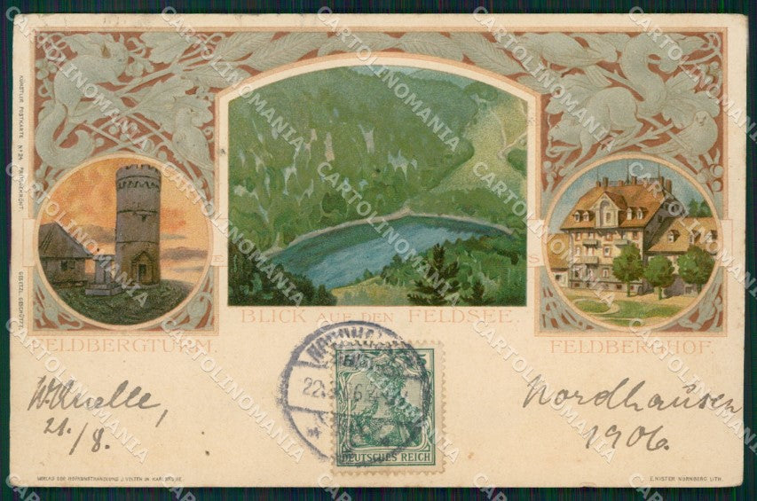 Deutschland Baden Wurttemberg Feldberg Schwarzwald AK ansichtskarten XC7333 – fronte