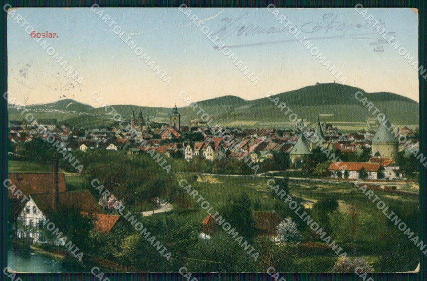 Deutschland Niedersachsen Goslar CREASED AK ansichtskarten XC7338 – fronte