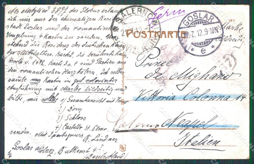 Deutschland Niedersachsen Goslar Kaiserhaus TEAR AK ansichtskarten XC7341 – retro