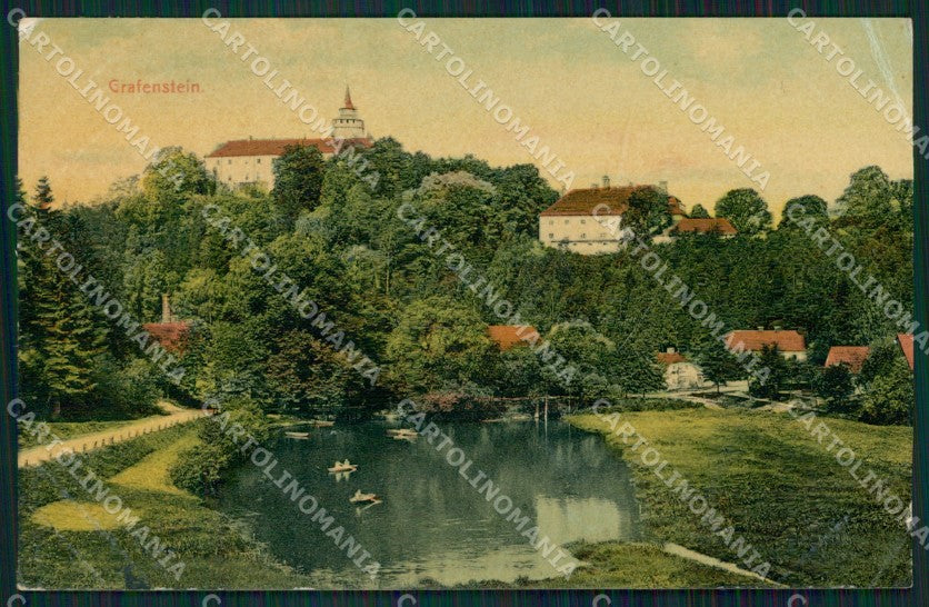 Czech Republic Grabstejn Bohmen Liberec Grafenstein CORNER CREASED AK XC7348 – fronte