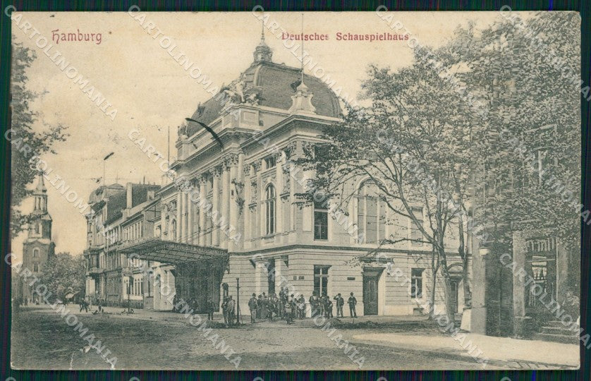 Deutschland Hamburg Schauspielhaus TEARED AK ansichtskarten XC7359 – fronte