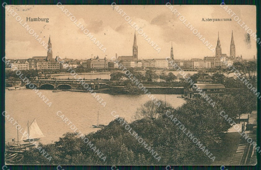 Deutschland Hamburg Alsterpanorama AK ansichtskarten XC7361 – fronte