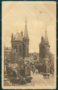 Deutschland Hamburg Bocksbrucke CORNER CREASED AK ansichtskarten XC7362 – fronte